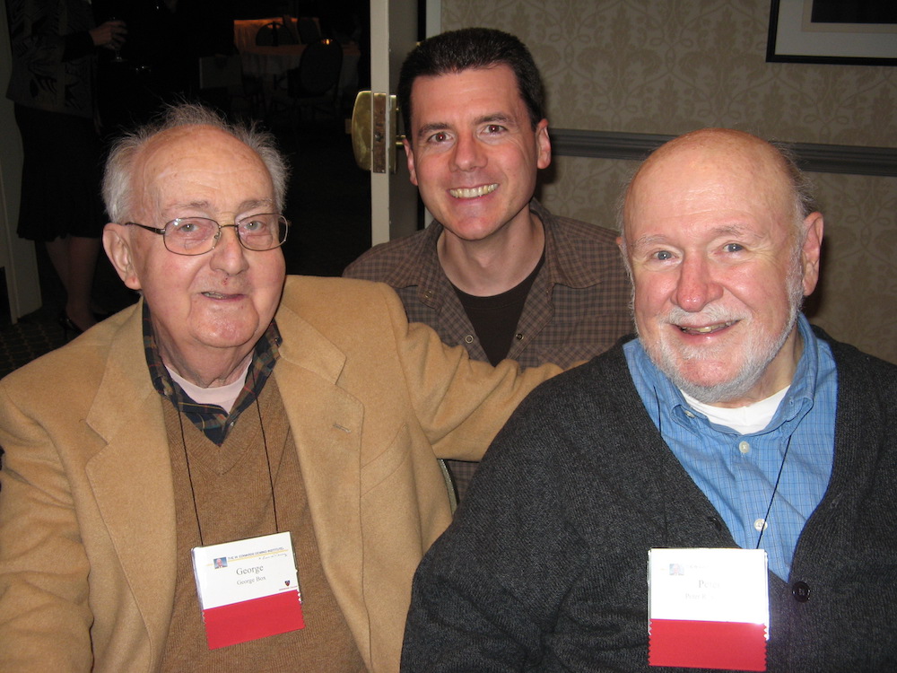 photo of George Box, John Hunter and Peter Scholtes