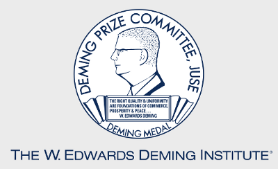 Deming Institute graphic image of the Deming medal