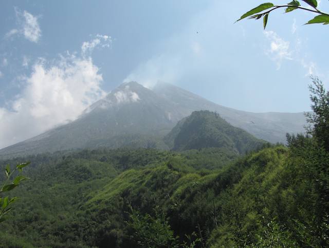 Mount Merapi in Indonesia photo of Mount Merapi in Indonesia